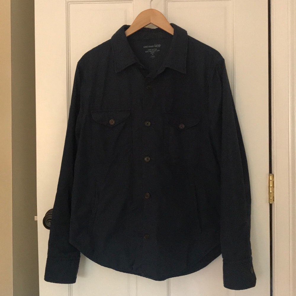 Save Khaki United fleece lined shirt jacket